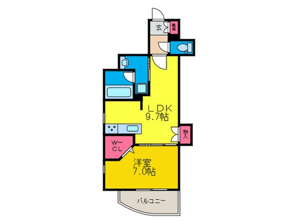 ヴィラ博丈の物件間取画像